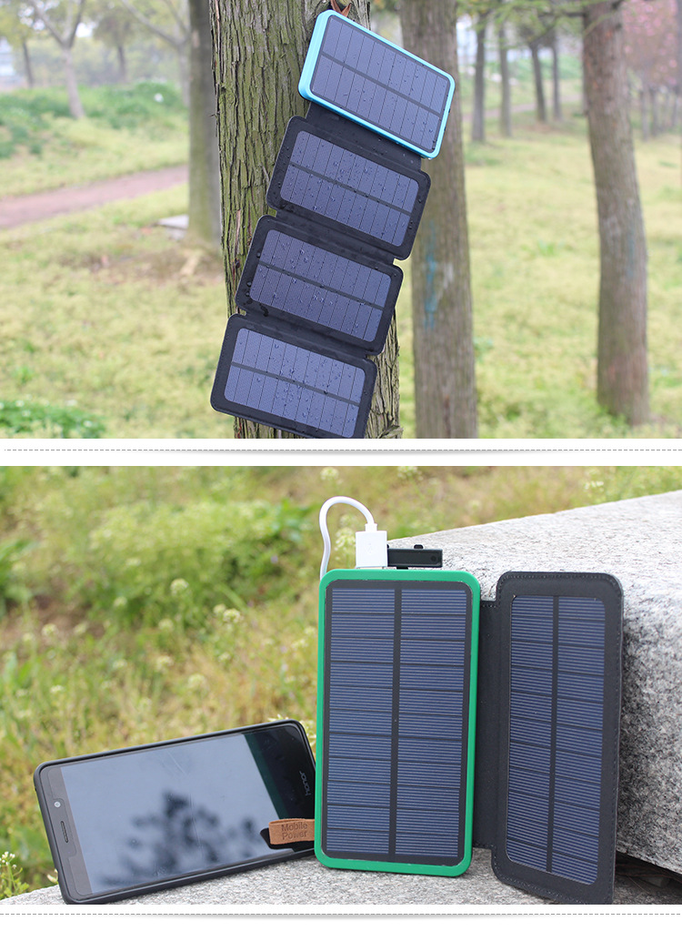 Solar Folding Power Bank 10000mAh / 160000mAh