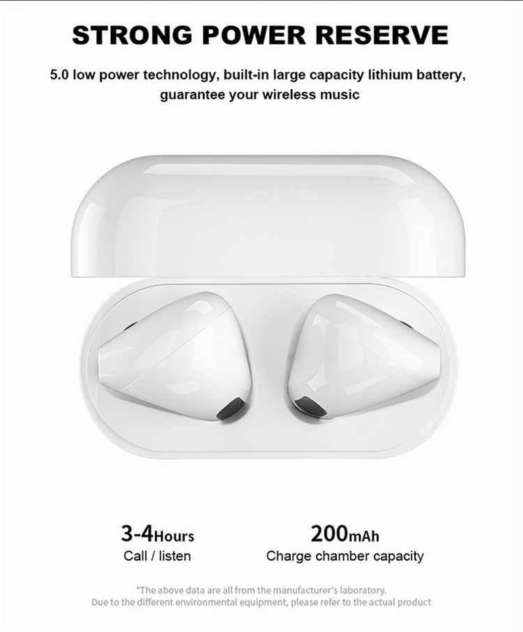 Wireless earbuds bluetooth headphones with charging case Pro 4