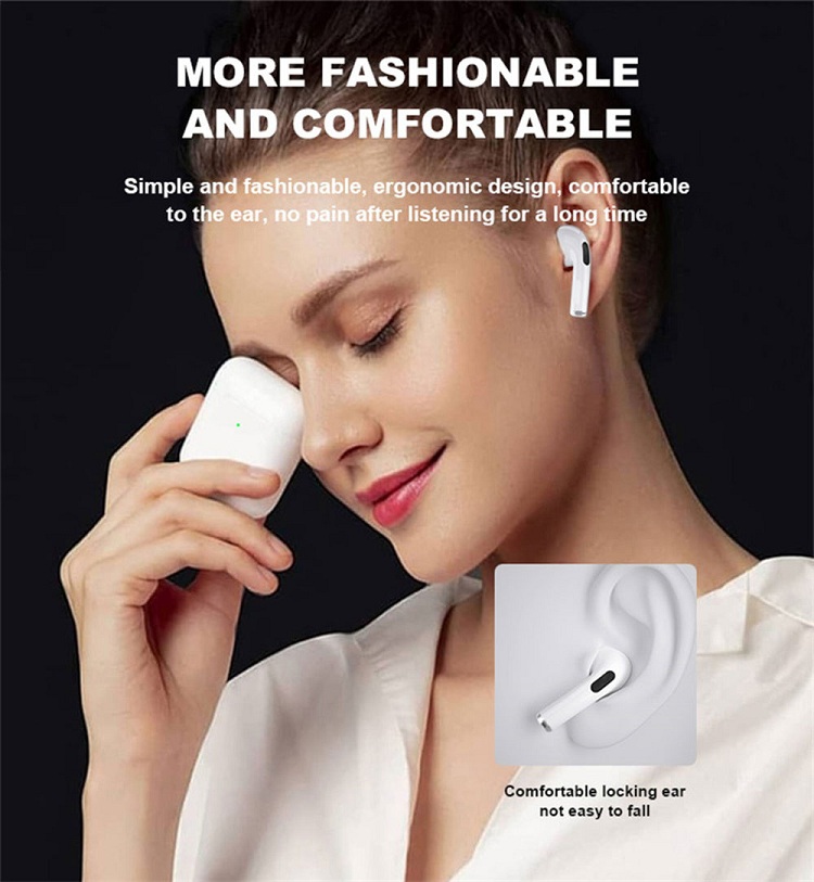 Wireless earbuds bluetooth headphones with charging case Pro 4