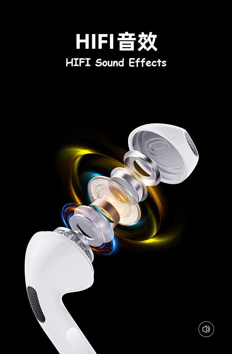 Wireless earbuds bluetooth headphones with charging case Pro 6