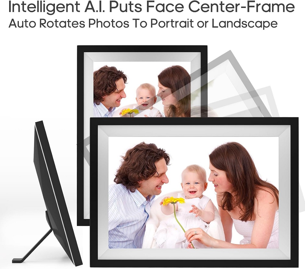 10.1 inch Wifi Smart Photo Frame 32GB memory with HD IPS Screen